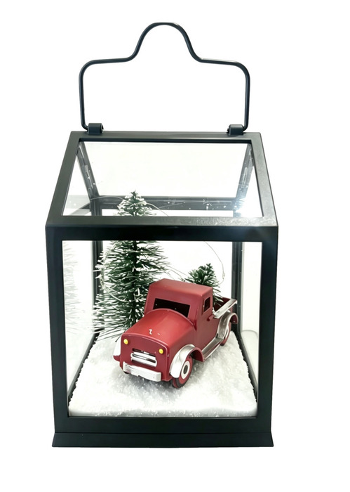 Plastlykt med 20 LED 27 cm